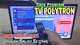 cara program tv digital polytron tidak ada sinyal terus [upl. by Patrizio585]