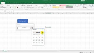 Datetime Picker  Calendar for all excel version 32bit and 64bit [upl. by Harlin]