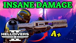 I Finally Unlocked Helldivers 2s ULTIMATE Gun  INSANE DAMAGE [upl. by Veejar]