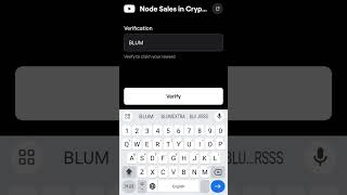 Node Sales in Crypto  Blum Video Keyword  Node Sales in Crypto Blum Code  Node Sales in Crypto [upl. by Hnoj]