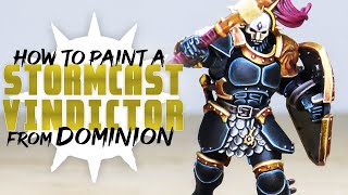 HOW TO PAINT Dominion Stormcast Eternals Vindictors Warhammer Age of Sigmar [upl. by Atikahc]