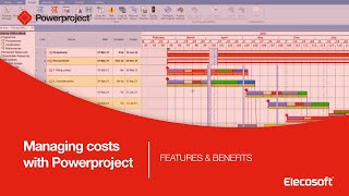 Powerproject Features amp Benefits  Managing Costs [upl. by Silvestro744]