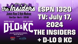 Brandon Aiyuk trade ideas and Kings place NBA power rankings  July 17 The Insiders  DLo amp KC [upl. by Akina]