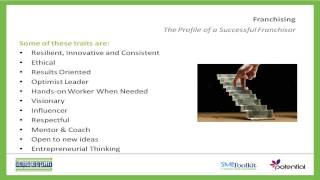 Successful Franchisor and Franchisee Profile and Traits [upl. by Channing66]