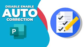 How to Disable or Enable Auto Correction in Microsoft Publisher [upl. by Suoivatco263]