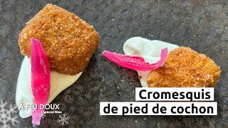 Cromesquis de pied de cochon [upl. by Mya]