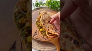 Spicy Paneer Roti TacosRoti Tacos cookwithnidhiii spicypaneerrotitacos paneertacos healthy [upl. by Reinnej29]