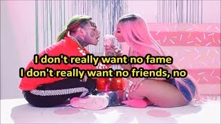 6IX9INE Feat Nicki Minaj  quotFEFEquot lyrics [upl. by Introk]