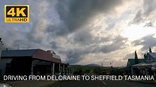 Driving from Deloraine to Sheffield Tasmania [upl. by Hannala]