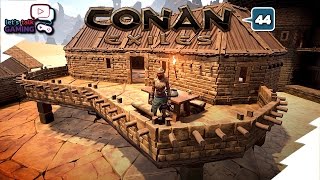 Conan Exiles  Building the Armourers Workshop  E44 [upl. by Kermit]