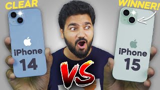 iPhone 15 vs iPhone 14 camera test  Shocking results🔥🔥 [upl. by Itsirk]