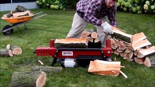 ED8T20 8 Ton Electric Log Splitter [upl. by Eenhpad]