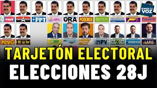 Así es el tarjetón electoral para las presidenciales [upl. by Letnom151]