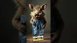 warthogs in action 😍😍 warthog shorts shortvideo [upl. by Elleinahc]