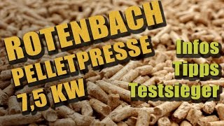 Rotenbach Pelletpresse 75 kw  Infos Tipps und Testsieger  PelletPresseorg [upl. by Imrots]