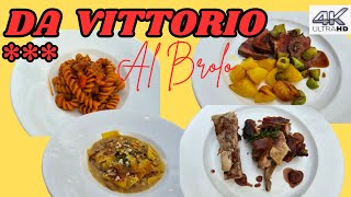 CENA DA VITTORIO AL BROLO  Trattoria ad Astino BG  Costolette di maiale laccate [upl. by Maze]