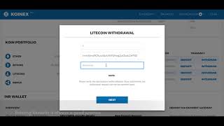 How to deposit and withdraw cryptocurrencies on Koinex [upl. by Manvil754]