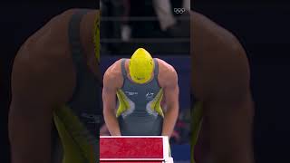 Swimming PreRace Rituals Olympic Edition 🏊‍♀️ Olympics Paris2024 Sports [upl. by Leffen]