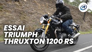 Essai Triumph Thruxton 1200 RS 2020 [upl. by Adnalra]