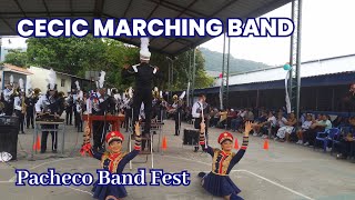 CECIC MARCHING BAND  Pacheco Band Fest [upl. by Enyal349]