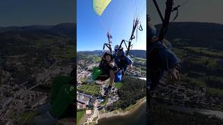 Tandem paragliding with my 3 year old son Sjur [upl. by Attenyl]