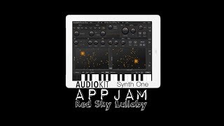 SYNTH ONE AppJam  Making Music with a Free Synth [upl. by Bohman218]