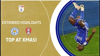 🎄TOP AT XMAS  Leicester City v Rotherham United extended highlights [upl. by Satterlee255]