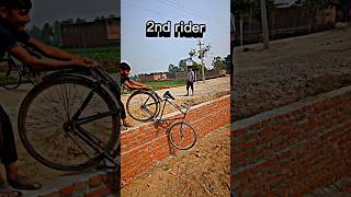 1st Or 2nd bala ger gaya 😱😰 cycle stunt cycling mtblife aamirthebicyclest Bossrider01 🚀😱 [upl. by Sidoon]