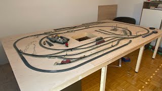 Construction of the Model Train Layout Märklin H0 [upl. by Gnoc953]