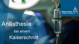 Anästhesie bei einem Kaiserschnitt [upl. by Nidnarb]