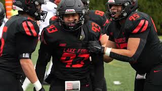 Lake Forest College 47 vs Grinnell College 0 2023 [upl. by Arikihs]