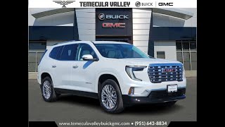 2024 GMC Acadia AWD Denali CA Temecula Escondido Carlsbad Fallbrook Murrieta [upl. by Retluoc]