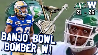 Bomber Game Reaction 2024 1318 SSK21 WPG26 Banjo Bowl Win YAY WINNING RECORD [upl. by Woods]