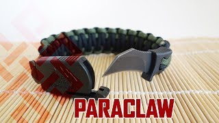 How to Make a Paraclaw Paracord Bracelet  Paracord Bracelet with Hidden Survival Knife [upl. by Burnard784]