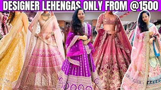 DREAMY WEDDING LEHENGAS Only from ₹1500😍  WEDDING SHOPPING in MUMBAI  BridalampNon Bridal Lehenga [upl. by Sedberry76]