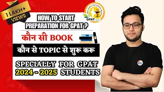 How to start for GPAT  Strategy  Syllabus  Books  Important Topics [upl. by Stanhope]