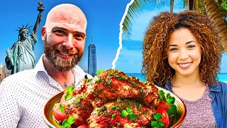 NYCs Best Caribbean Street Food Tour [upl. by Ehudd]