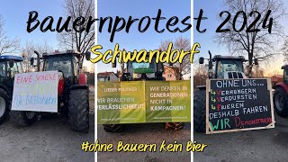 Bauernprotest 2024  Sternfahrt  Bauern Demo in Schwandorf [upl. by Lustick]