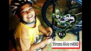 Rear Derailleur RD Shimano alivio m4000 [upl. by Nehte]