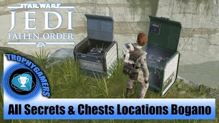 Jedi Fallen Order  All Secrets amp Chests Locations in Bogano [upl. by Nirtiac]