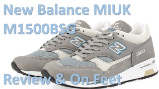 New Balance 英製 M1500BSG 開箱解說 vs M1530GL 細節比較  M1500 Slate BlueGrey Review amp On Feet vs M1530GL [upl. by Ltsyrk]