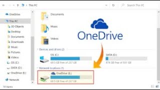 How to Use One Drive Cloud Storage as a Network drive  Map Onedrive Cloud to Drive  Tech in 2022 [upl. by Prima420]