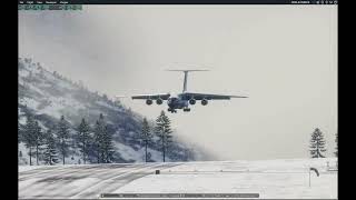 Il76 short flight from GunnisonCrested Rgl Airport Colorado to Telluride Rgl airport Colorado [upl. by Aurelia]