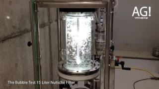 AG Nutsche Fliter Bubble Test Capacity 15 L [upl. by Niroc]