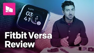 Fitbit Versa Review Right balance between fitness amp smartwatch [upl. by Aihsit]