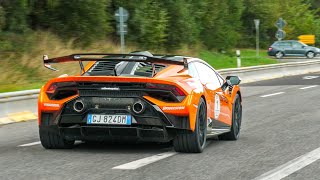 Cars Leaving Nürburgring Tankstelle  BMW M Huracan STO Focus RS LOUD AMG GTS Alfa QV C63 iPE [upl. by Dehsar727]