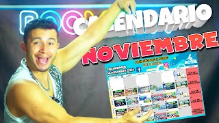 CALENDARIO NOVIEMBRE 2024  Boombox Fitness [upl. by Adnoluy543]