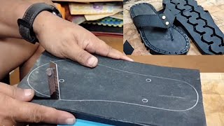 Making sandals from vulcanized rubber [upl. by Najib779]