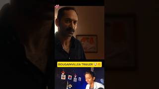 BOUGAINVILLEA TRAILER REACTION 🔥 bougainvillea fahadhfaasil reaction trailer [upl. by Werra]