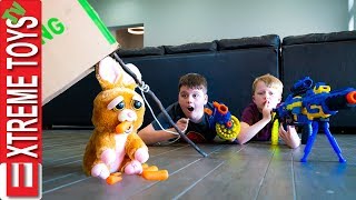 Ethan and Cole try to Capture the Easter Bunny XShot Holiday Hustle [upl. by Adnamahs261]